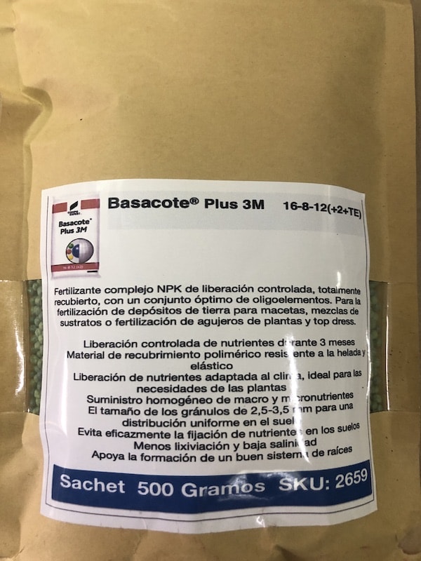 Basacote Plus 3M | Semillas La Chacra