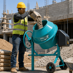 BETONERA INDUSTRIAL  TOTAL 180L 800W