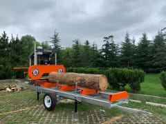 Banco Aserradero Portátil CASTOR RS31G con Motor a Gasolina – Sierra de Banda de Alta Precisión