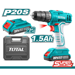 Taladro Atornillador Inalámbrico 20V TOTAL
