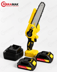 Motosierra Mini Inalambrica 6 20v 2bat 2ah Ferton