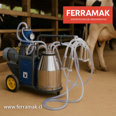 Maquina Ordeñar 1 Vaca/cabra Lechera Ordeñadora Portátil Ferramak