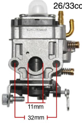 CARBURADOR DESBROZADORA CHINA 26/33CC