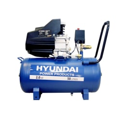 Compresor Hyundai 50L 2HP Monofásico 115 PSI – Aire Directo para Talleres y Herramientas Neumáticas