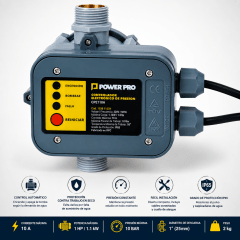 Controlador Electrónico de Presión 1HP CPE110A Power Pro
