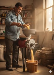 Molino Electrico Disco Metal Moledora Grano Humedo Choclo