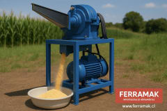 Molino Martillo Para Granos 2cv Harinero Tipo Piña