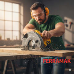 Sierra Circular Eléctrica Ferton  1800w