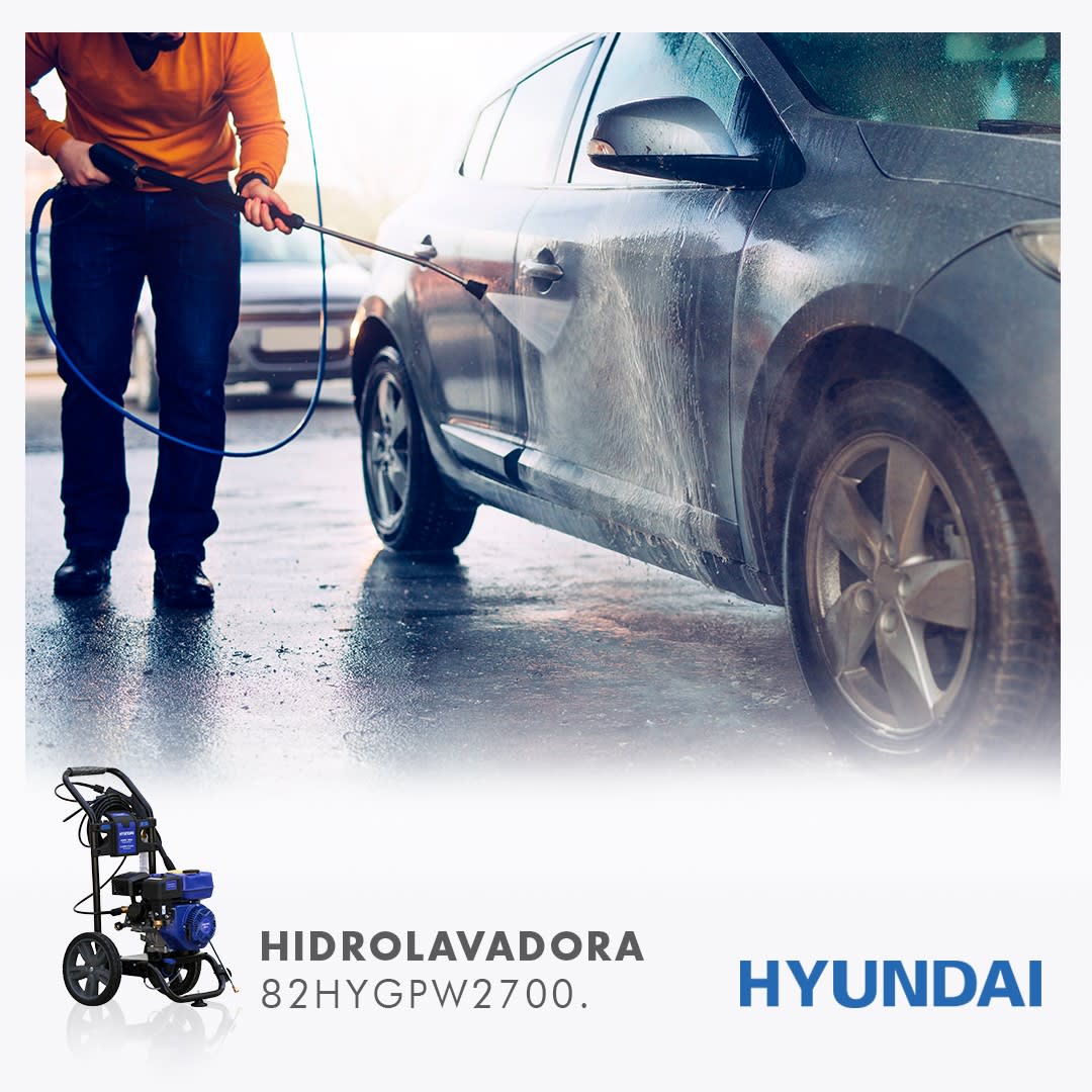 Hidrolavadora Hyundai 82HYGPW2700 a Combustión 5 HP 2700 PSI – Alta Presión y Rendimiento1