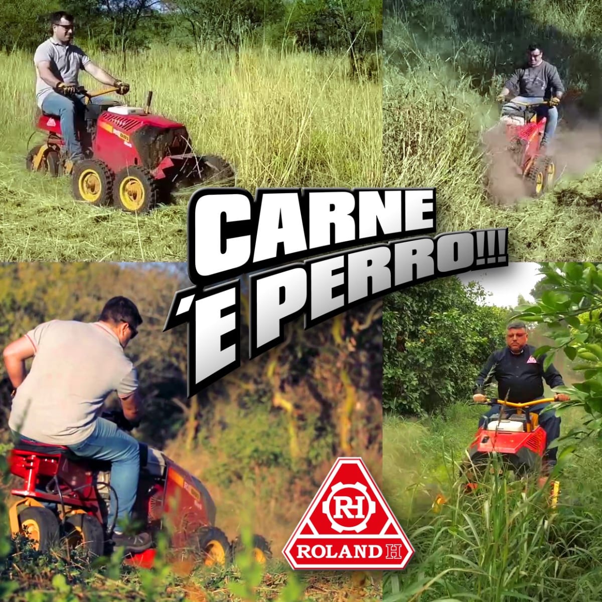 Motocortadora de Césped y Malezas Roland H - H001 EVO - Tractor - Motodesmalezador2