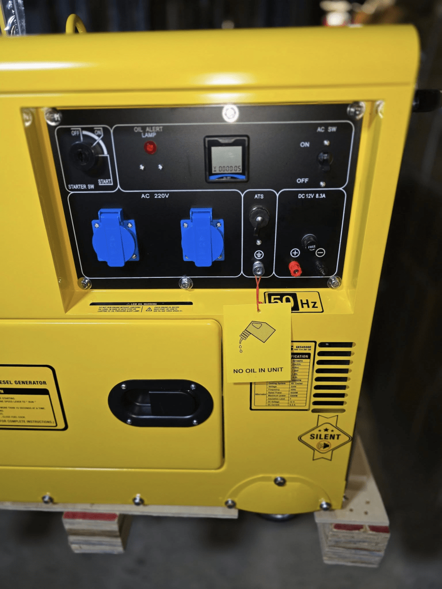 Generador Eléctrico 5000W UYUSTOOLS Ges4500e2