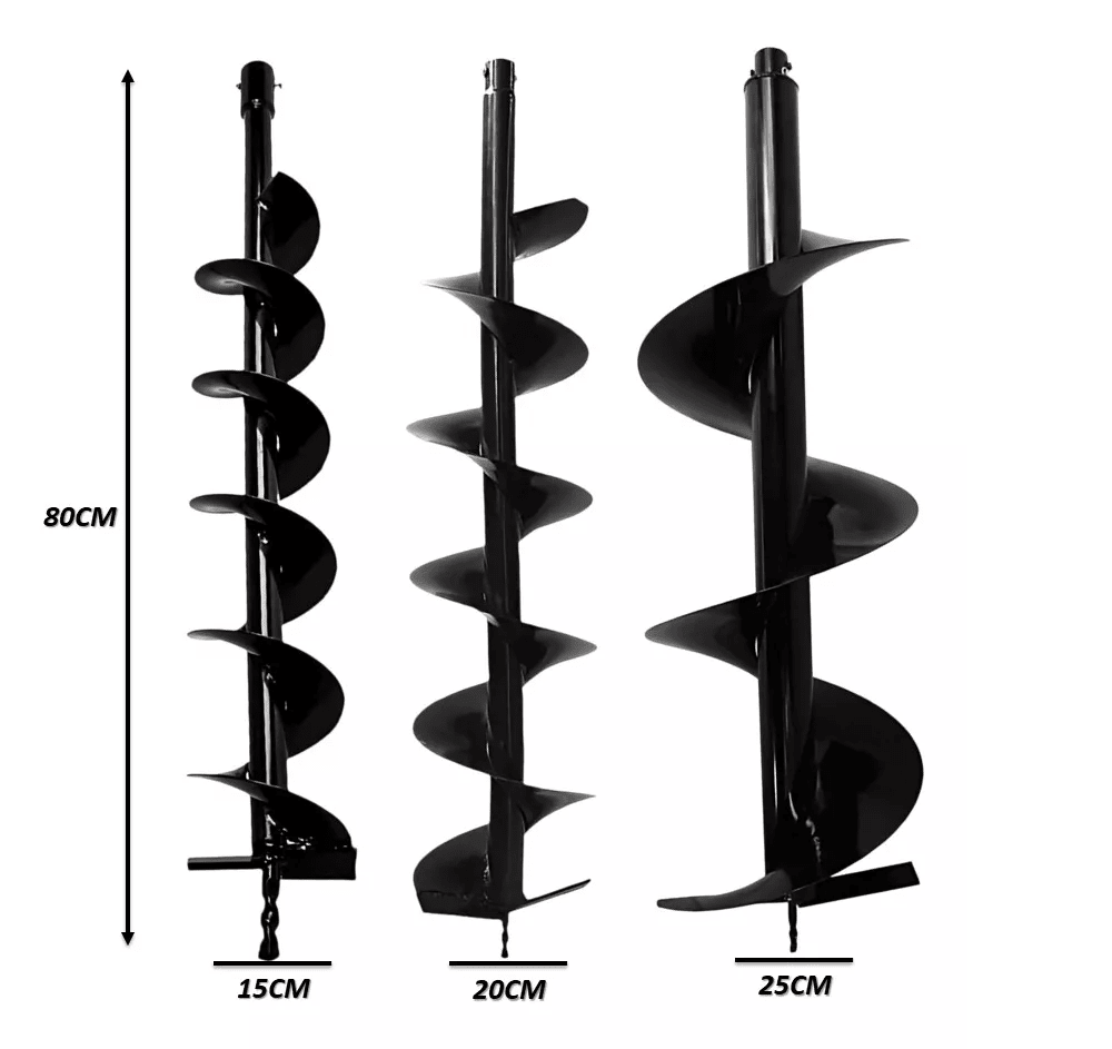 Ahoyador a Combustión Hyundai 52cc – Potente Barreno con Brocas de 10, 15 y 20 cm | Modelo 82HYTGD5203