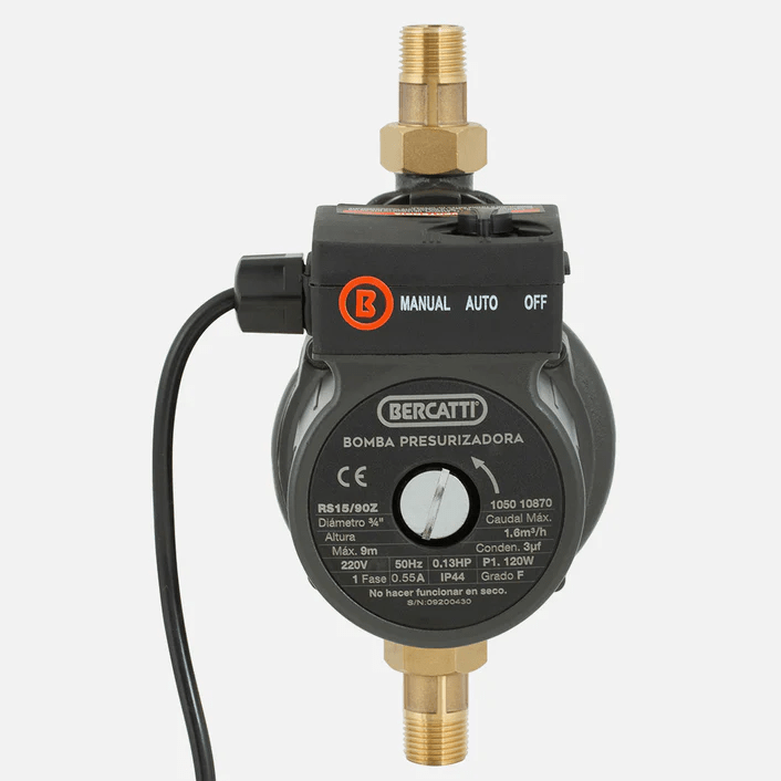 Bomba Superficie Presurizadora 120W BERCATTI RS15/90-Z1