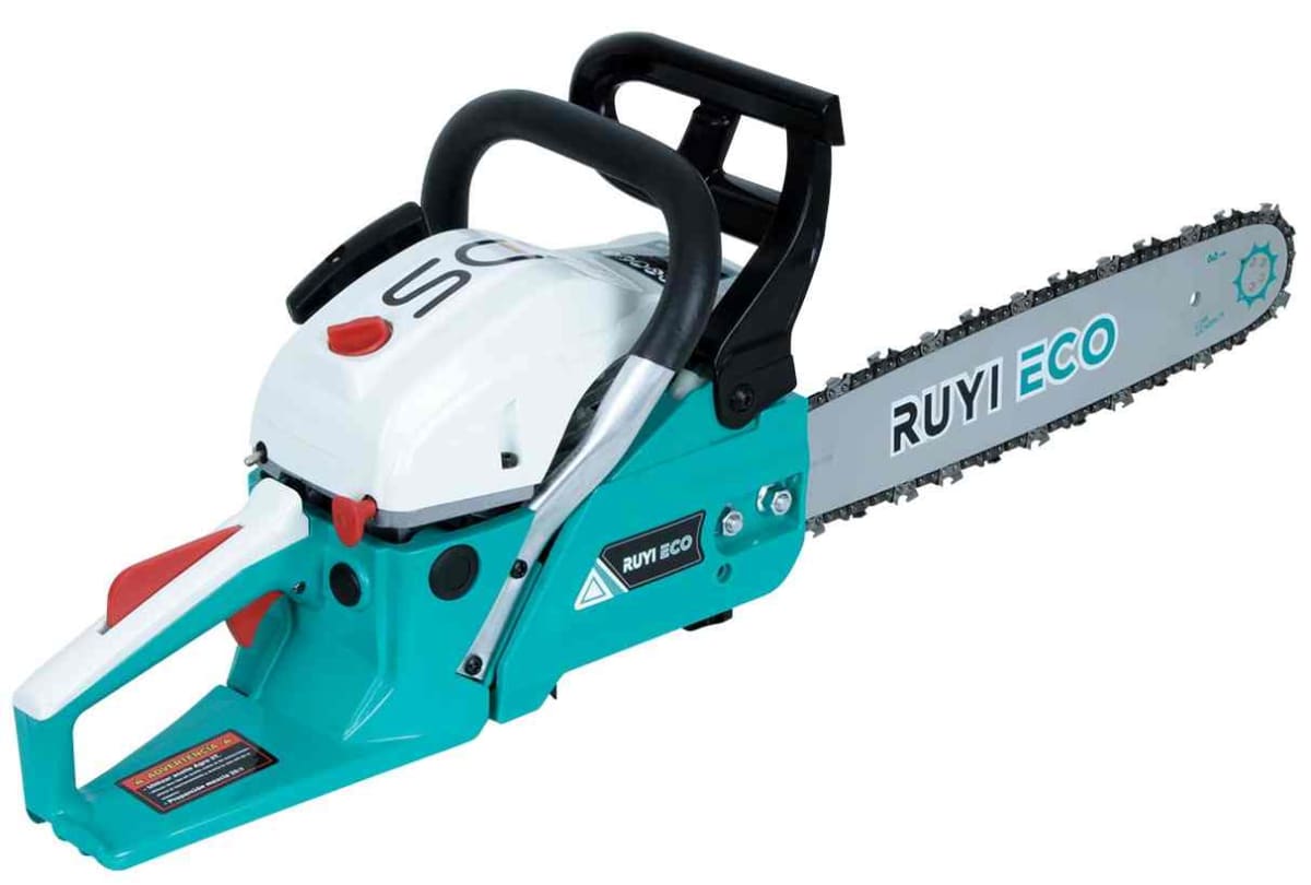 Motosierra Ruyieco 45cc con Espadas de 16” y 18”2