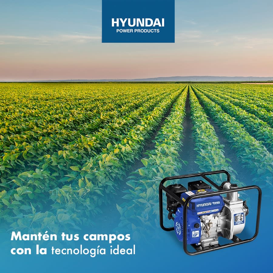 Motobomba Hyundai Diésel 3x3” 6HP – Agua Limpia con Arranque Eléctrico | Modelo 82HYDP80CLE2