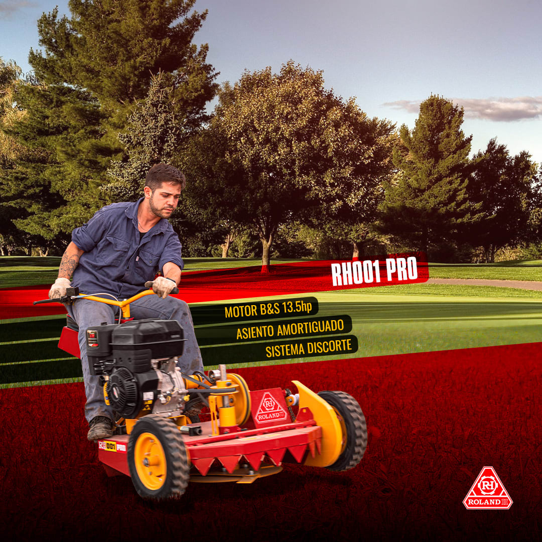Motocortadora de Césped y Malezas Roland H - H001 pro - Tractor - Motodesmalezador4