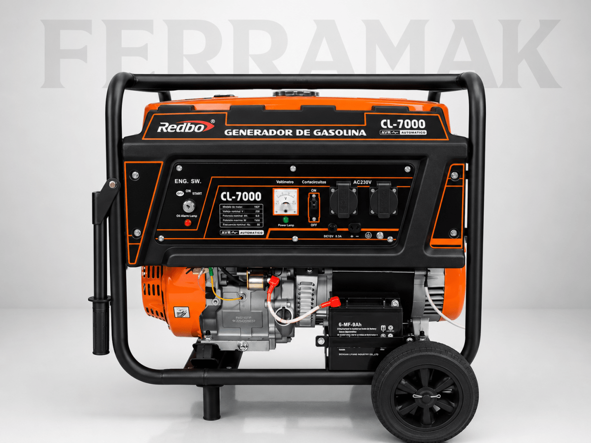 Generador Eléctrico Monofásico Redbo1