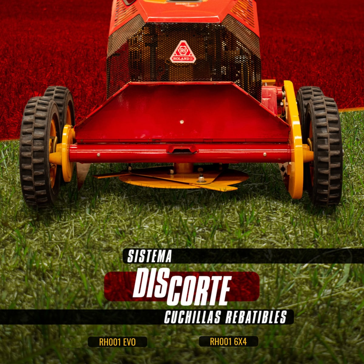 Motocortadora de Césped y Malezas Roland H - H001 6X4 - Tractor - Motodesmalezador2