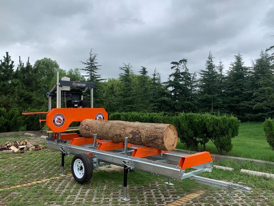 Banco Aserradero Portátil CASTOR RS31G con Motor a Gasolina – Sierra de Banda de Alta Precisión1