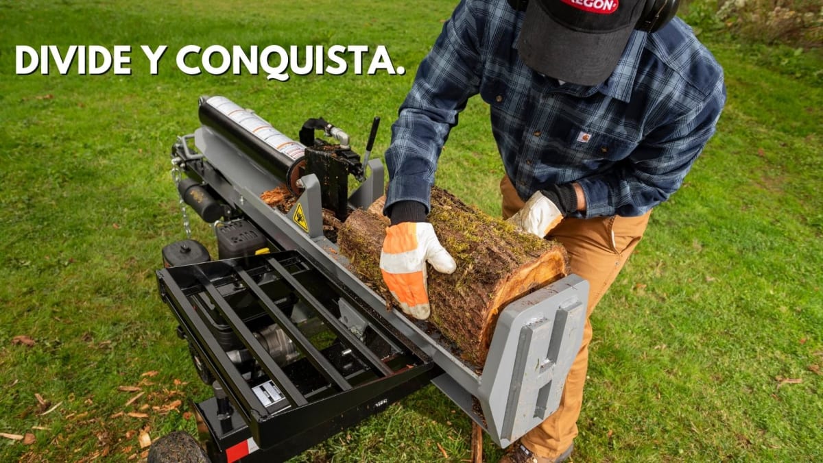 PARTIDOR DE LEÑA OREGON 35 TONELADAS 10.4 hp Briggs/Stratton2