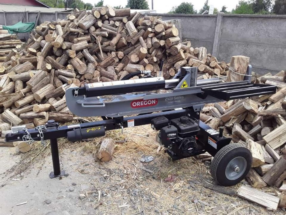 Partidora Leña Hidraulica Oregon 25ton 65cm Motor Briggs & Stratton 0