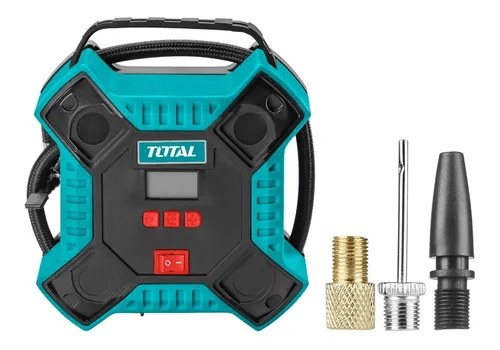 Inflador De Neumaticos 12v 11 Bar 35l/m Total Tools1