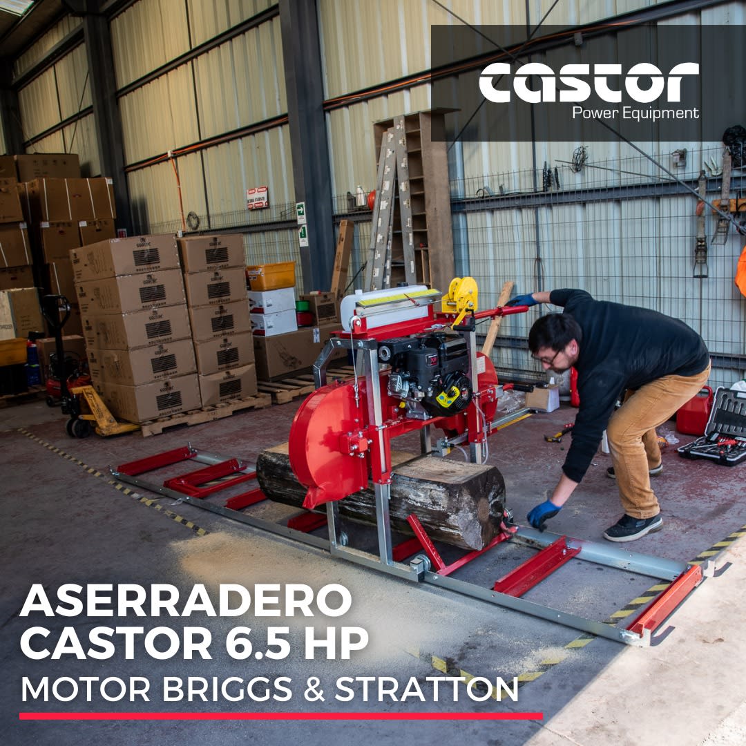 Banco Aserradero Castor 6.5 HP Motor B&S2