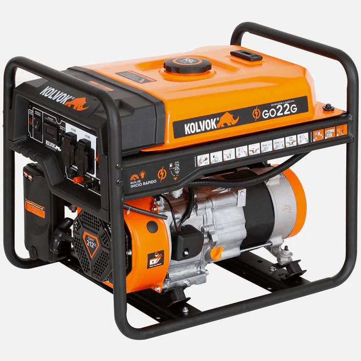Generador Eléctrico Gasolina 2.2kVA KOLVOK GO22G1