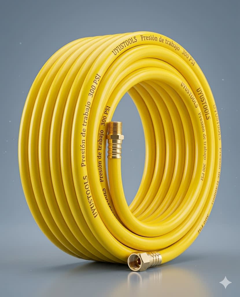 Manguera Para Compresor De Aire 1/4 15 Mts1