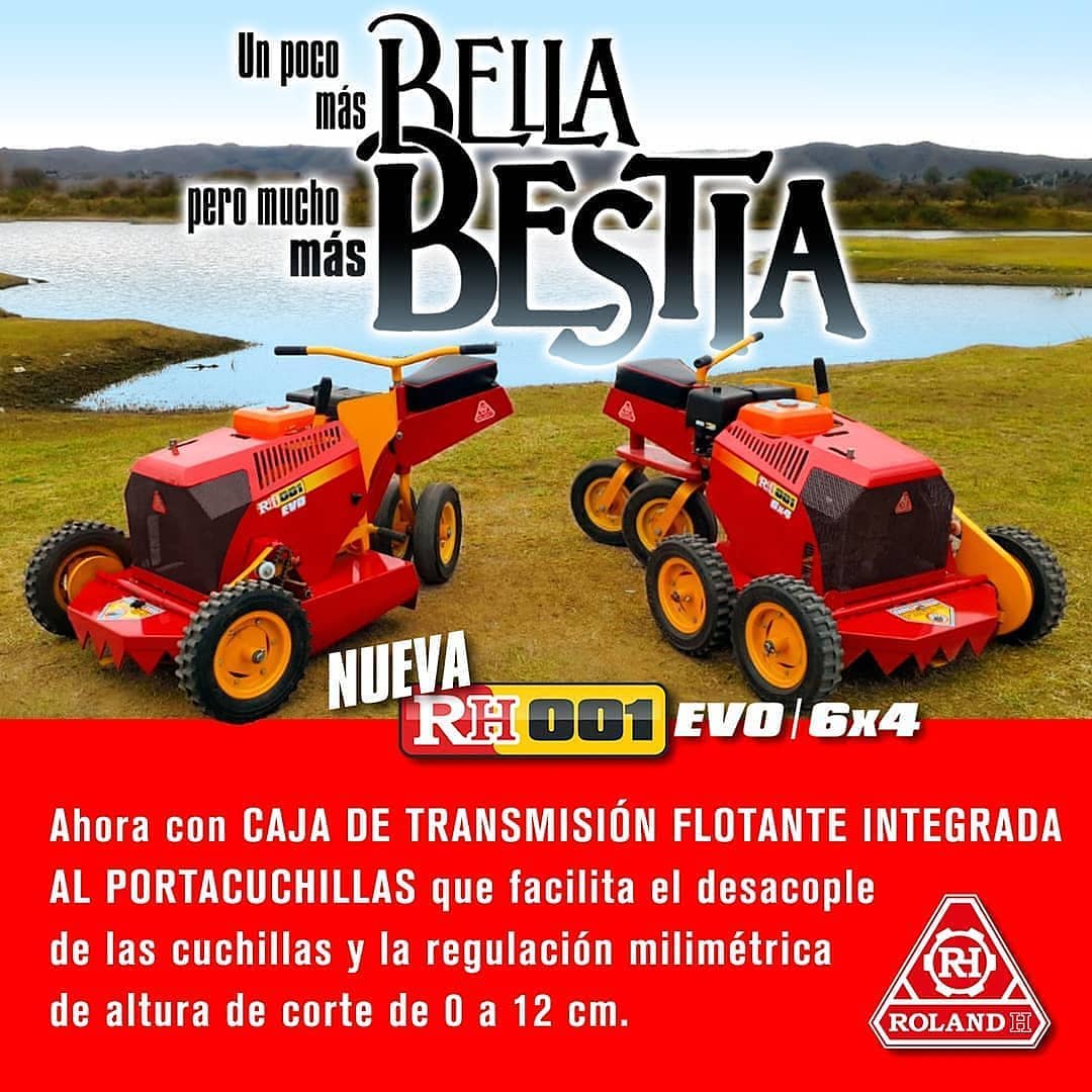 Motocortadora de Césped y Malezas Roland H - H001 6X4 - Tractor - Motodesmalezador5