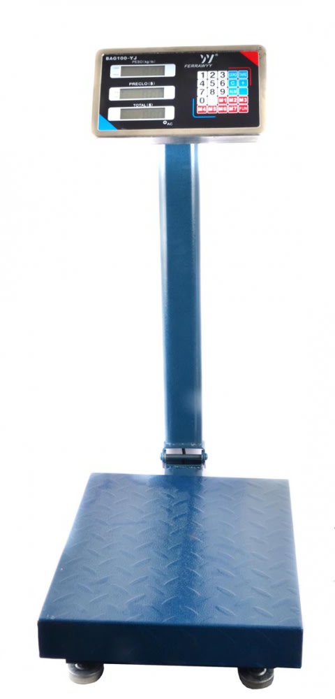 BALANZA ELECTRÓNICA DIGITAL CON BRAZO 100KG FERRAWY1