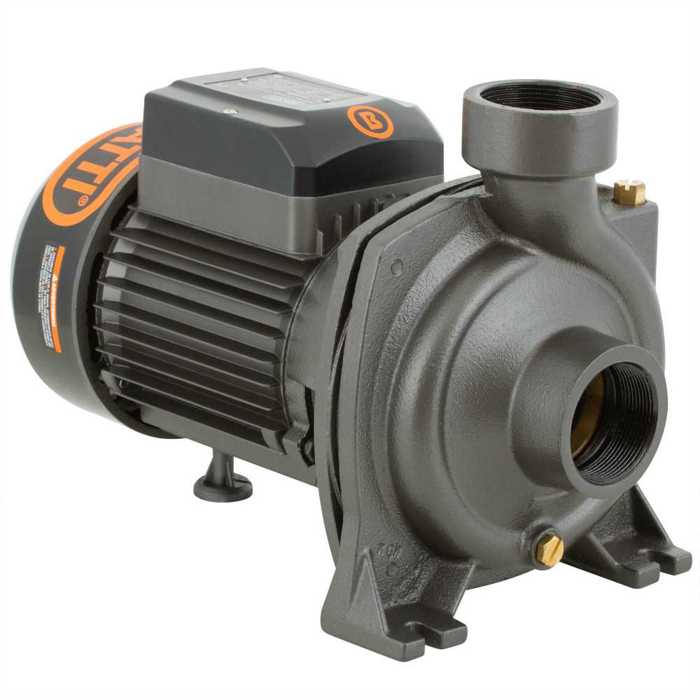 Bomba de Agua Centrífuga gran caudal 1,5HP 2”x2” BHFM5BM Bercatti1