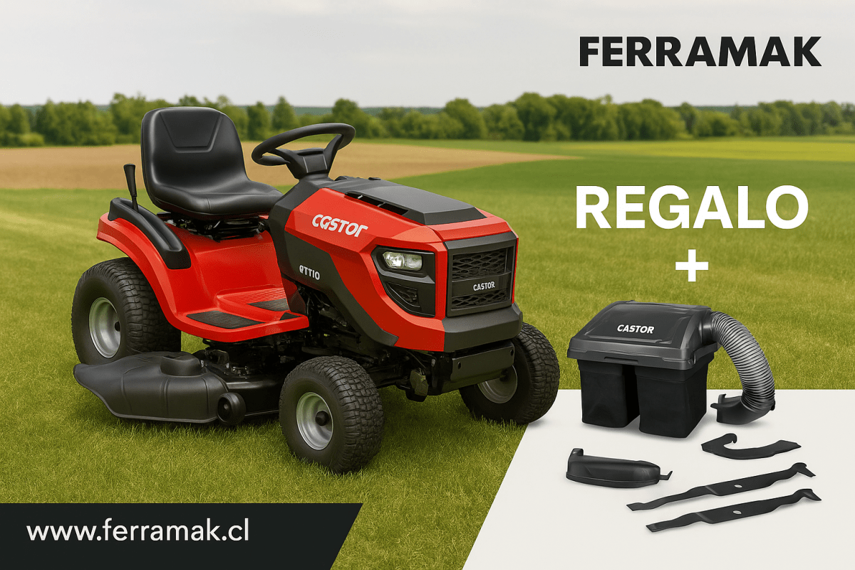 Tractor Castor 42” con Recolector y Motor Briggs & Stratton E1350 – Rendimiento Garantizado4