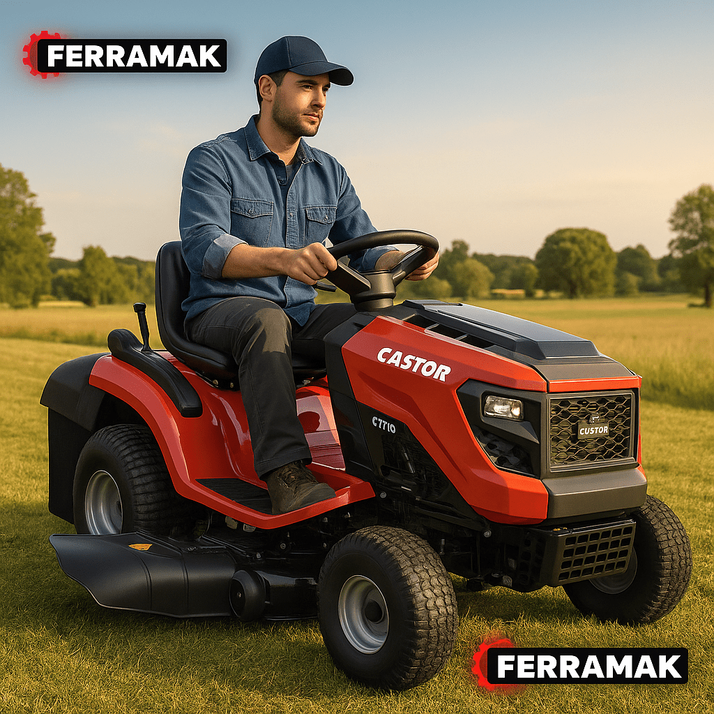 Tractor Castor 42” con Recolector y Motor Briggs & Stratton E1350 – Rendimiento Garantizado3