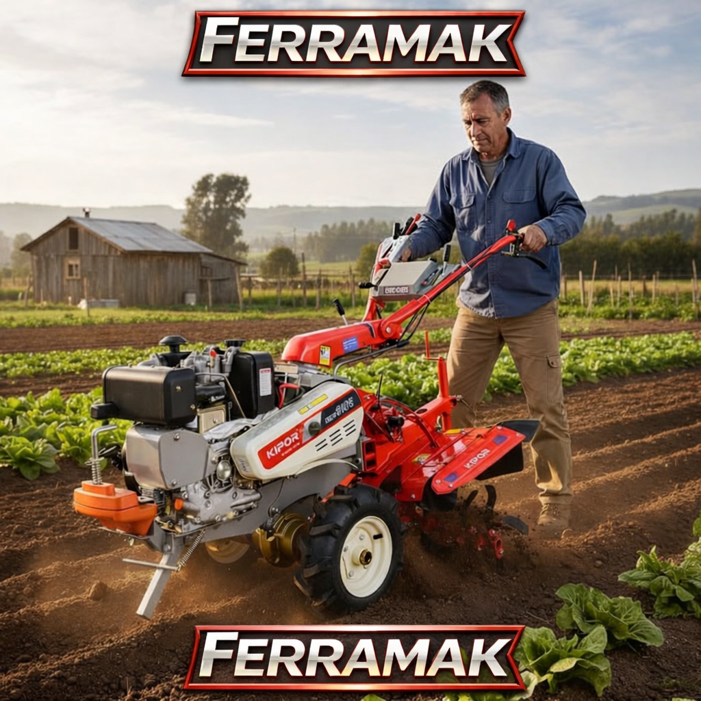 MOTOCULTIVADOR DIÉSEL KDT910E - PARTIDA ELÉCTRICA 10 HP - KIPOR1