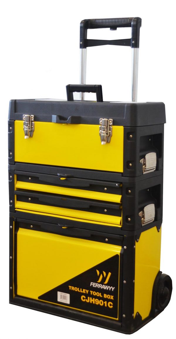 Carro Porta Herramientas con Ruedas Ferrawyy CJH901C –  Organizador Móvil de Taller1
