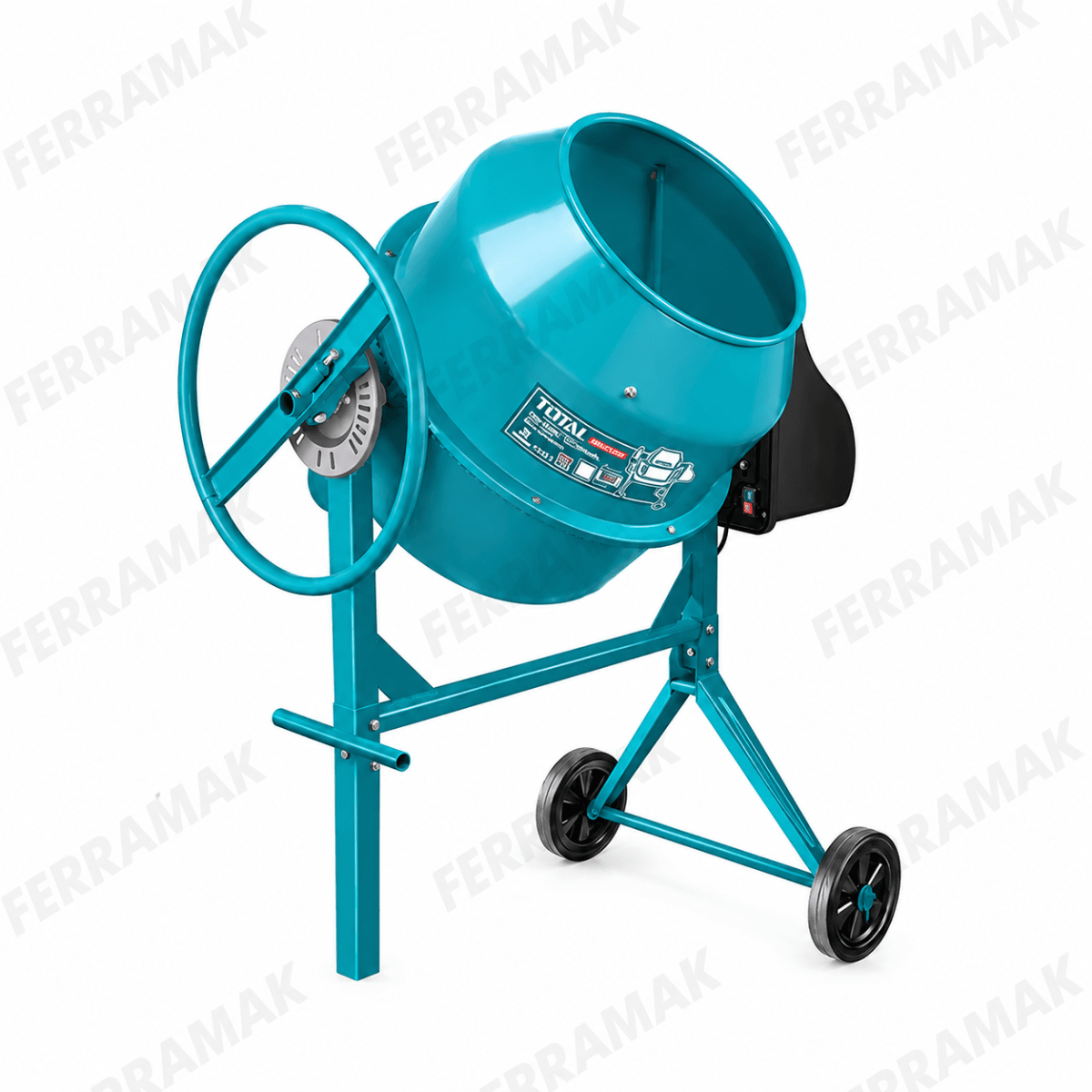 BETONERA INDUSTRIAL  TOTAL 180L 800W2