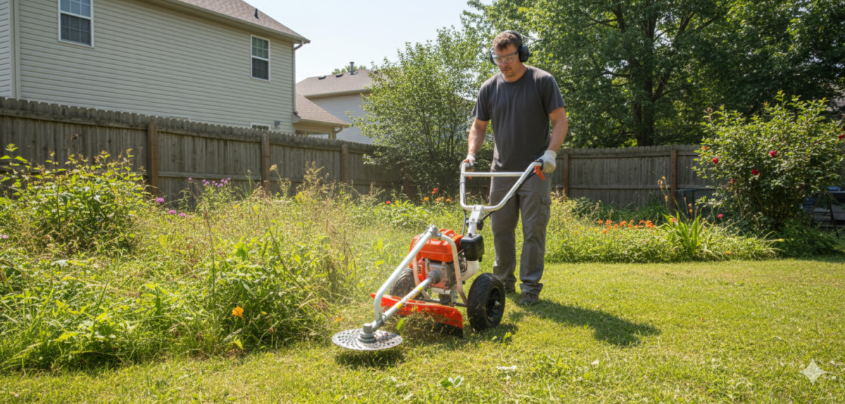Desmalezadora Orilladoras 52cc Con Ruedas Xkp1