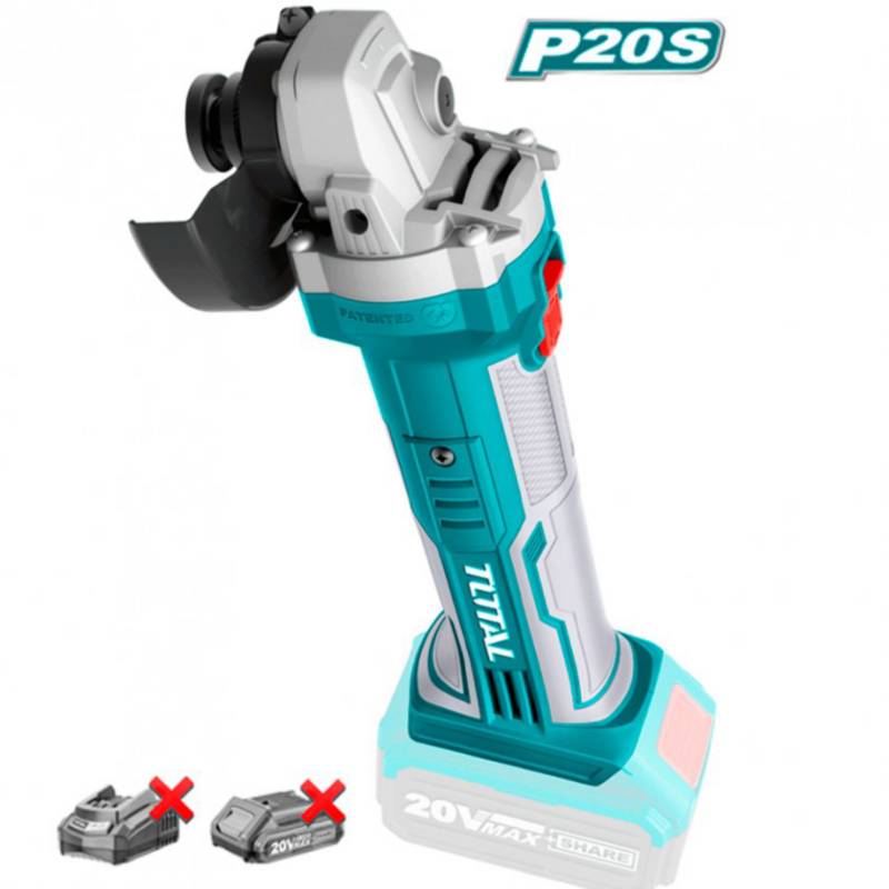 ESMERIL ANGULAR INALÁMBRICO SUPER 20V 115MM (4-1/2