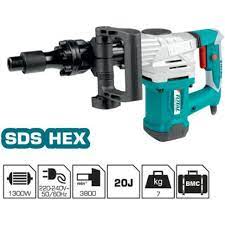 Martillo cincelador SDS HEX 1300W TOTAL TH2130063