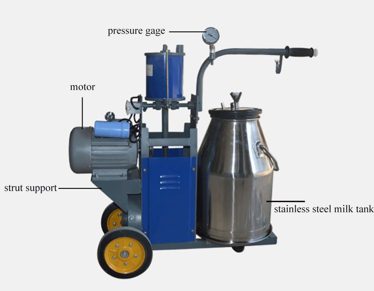 Maquina Ordeñar 1 Vaca/cabra Lechera Ordeñadora Portátil Ferramak7