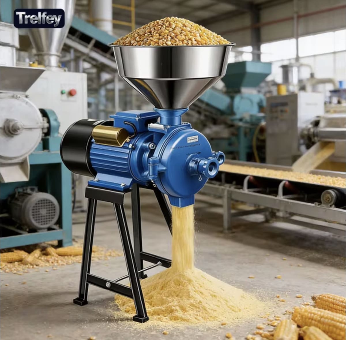 Molino de Piedra FERRAMAK 2HP – Trabajo Seco y Húmedo3