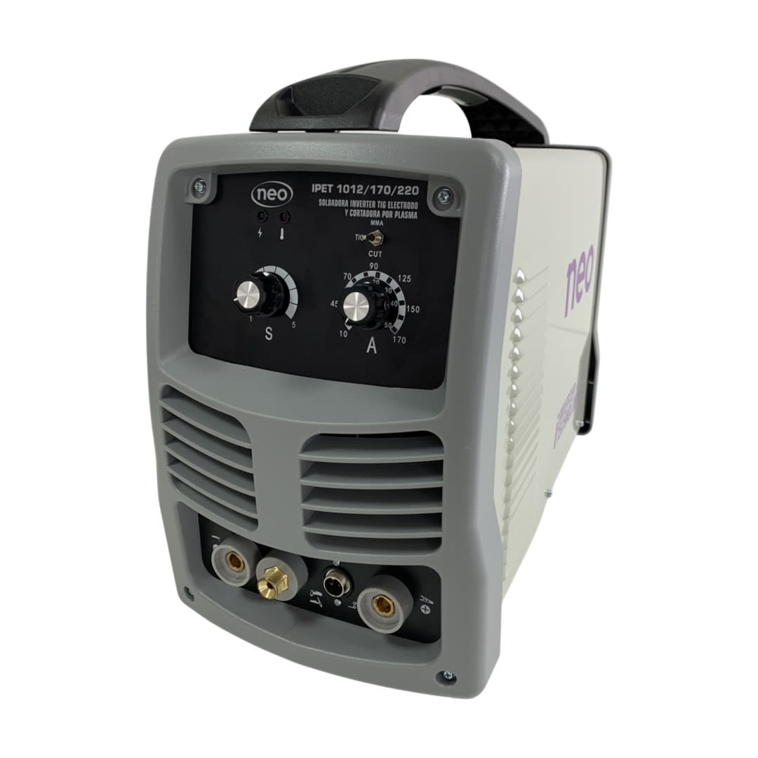 SOLDADORA TIG-ARCO-CORTA PLASMA 170A IPET1012/170/220 NEO2