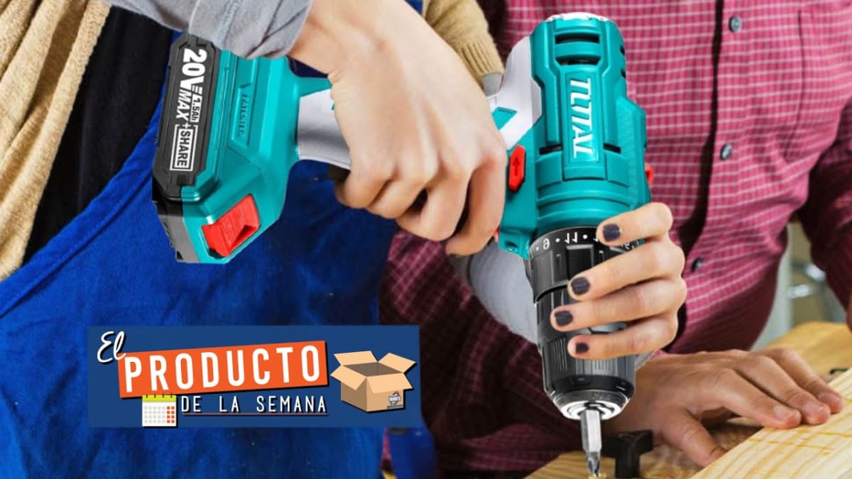 KIT COMBO INALÁMBRICO TALADRO Y PERCUTOR 20V / 2Ah TOTAL TCKLI20082