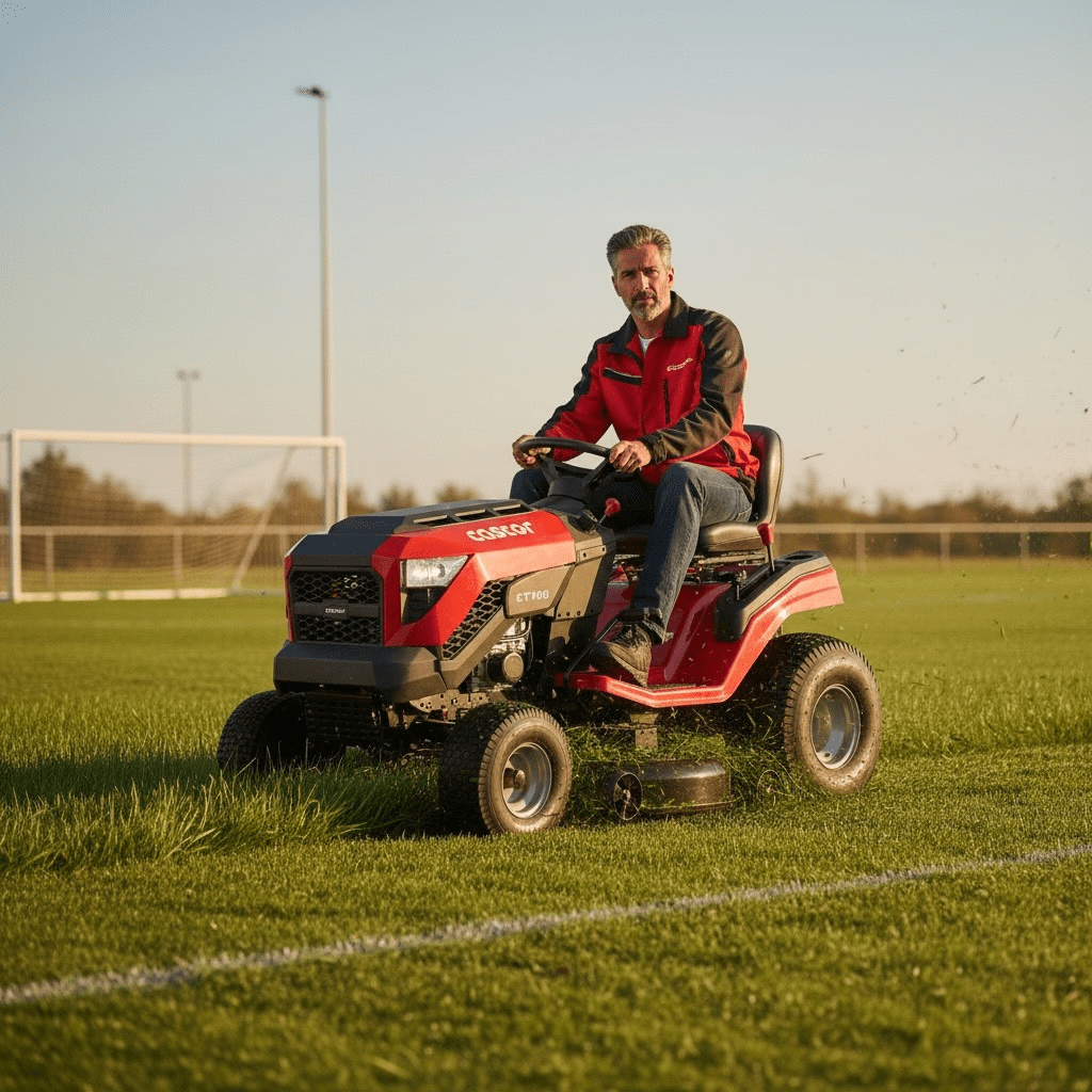 Tractor Castor 42” con Recolector, Briggs & Stratton E1350 – Rendimiento Garantizado2