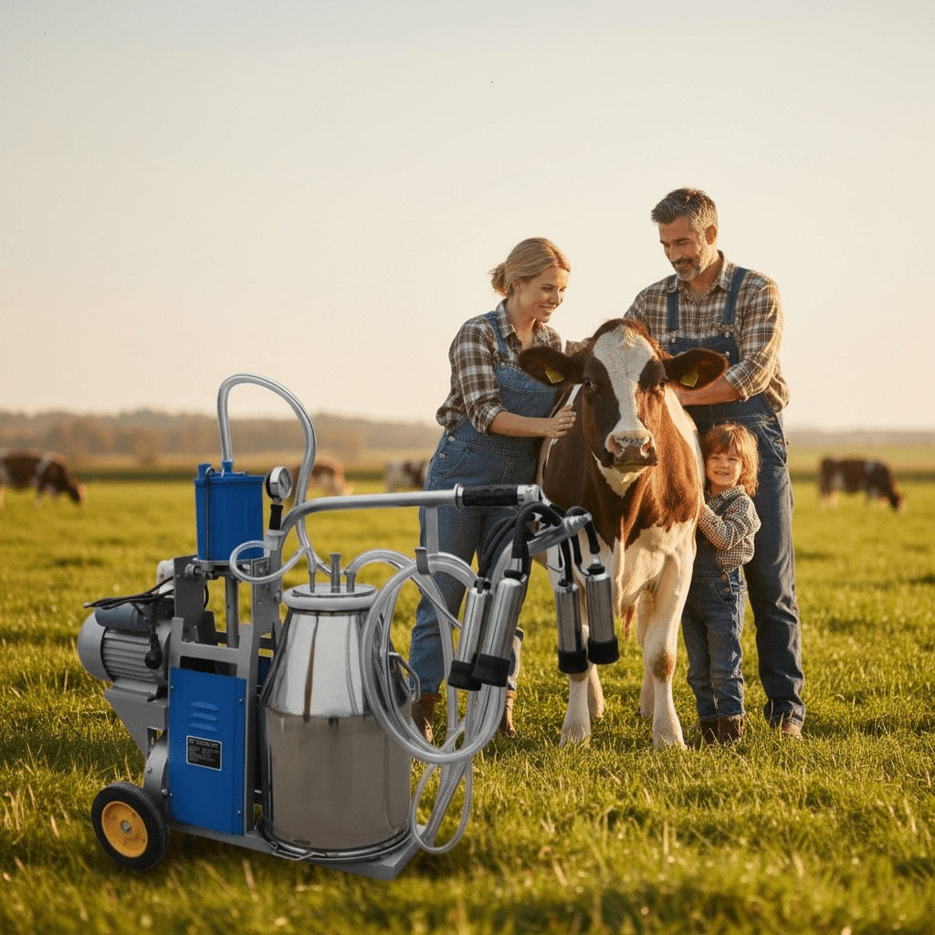 Maquina Ordeñar 1 Vaca/cabra Lechera Ordeñadora Portátil Ferramak1
