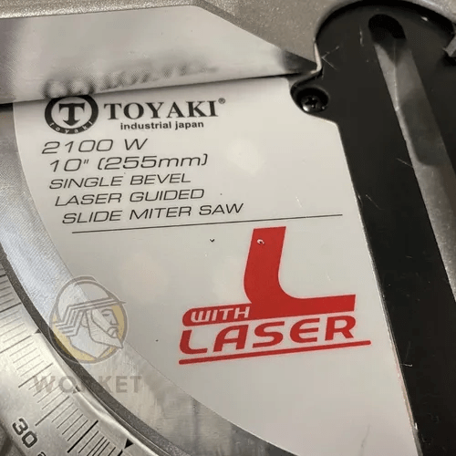 Sierra Ingleteadora Telescópica Laser 10 PuLG - 2100w Toyaki5