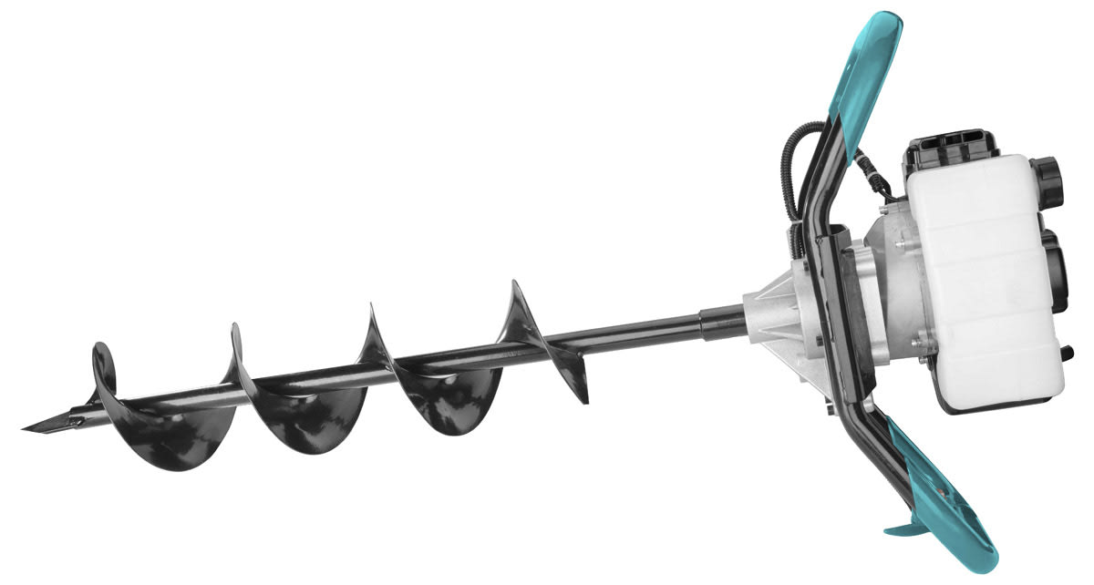 Barreno Ahoyador Profesional TOTAL 52cc TEA55221 – Perforador de Suelo con una  Broca para Postes y Plantaciones2