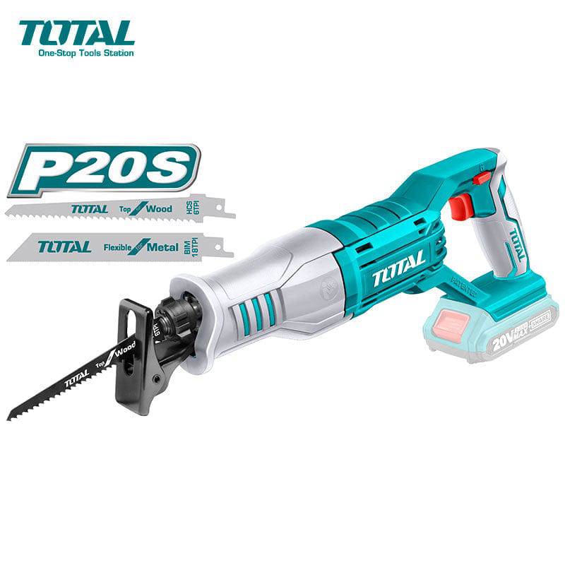Sierra Sable Inalámbrica 20V 0-3200Rpm Sin batería ni cargador Total Tools TRSLI11511