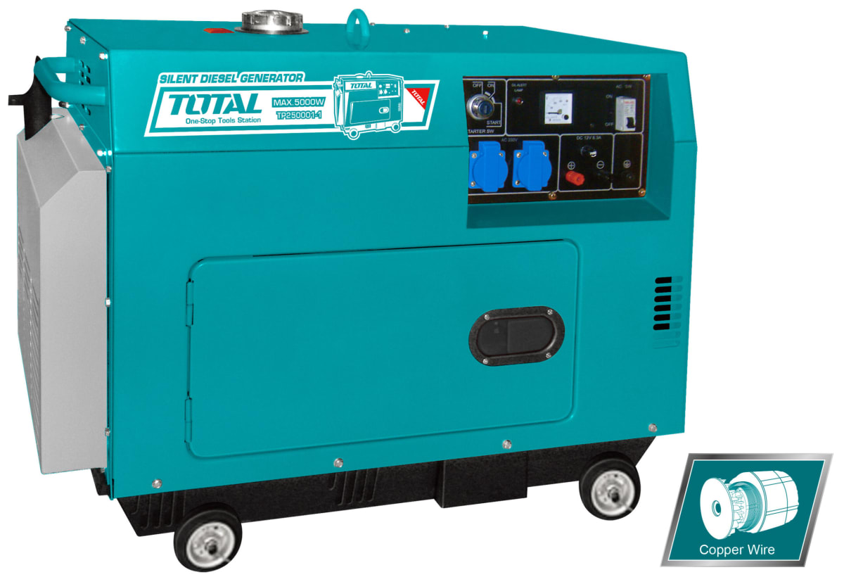 GENERADOR DIESEL INSONORO TOTAL 5.0 KW TP2500011